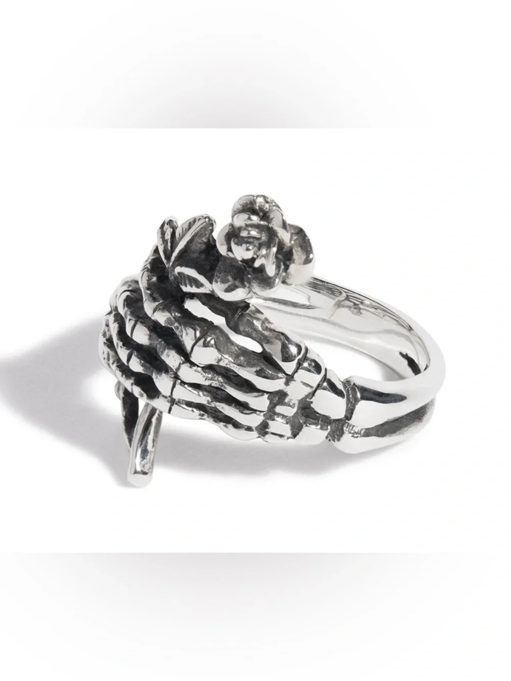 The Great Frog Silver Love and Death Ring
